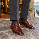 Viterbo Pointed Loafers - Brown