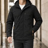 Wilfred-Stone Hooded Jacket - Black