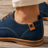 Santoro Suede Derby Shoes - Lead Product Detail