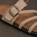 Spinelli Braided Sandals - Lead Product Detail