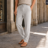 Elias Merino Wool Pants - Light Gray
