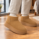Malatesta Platform Snow Boots - Tan