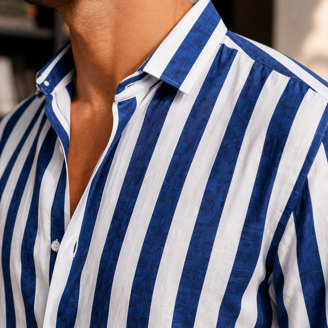 Ambrose Striped Shirt - Lead Product Detail