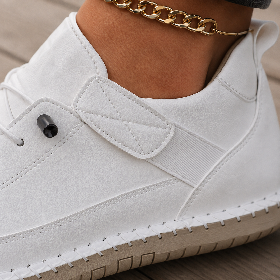 Rossetti Strap Sneakers - Lead Product Detail
