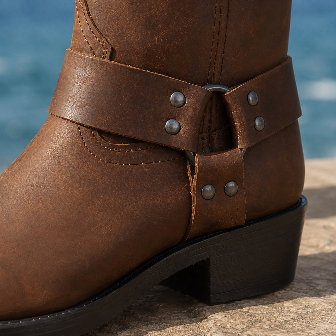 Martelli Harness Boots - Lead Product Detail