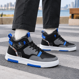 Sanguineti Lace-Up Sneakers - Black