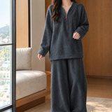 Lucinda-Claire Relaxed Maternity Set - Dark Gray