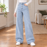 Charlotte Wide Leg Jeans - Light Blue