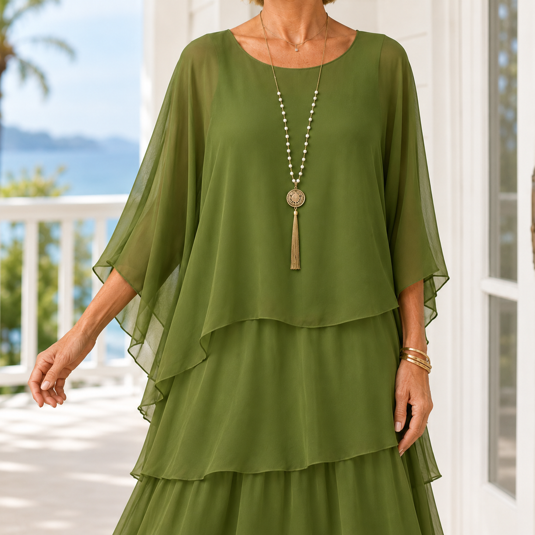 Willa Tiered Maxi Dress - Lead Product Detail