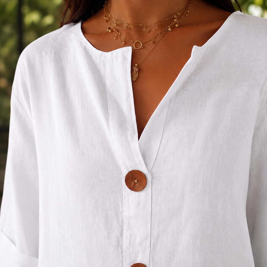 Valencia V Neck Blouse - Lead Product Detail
