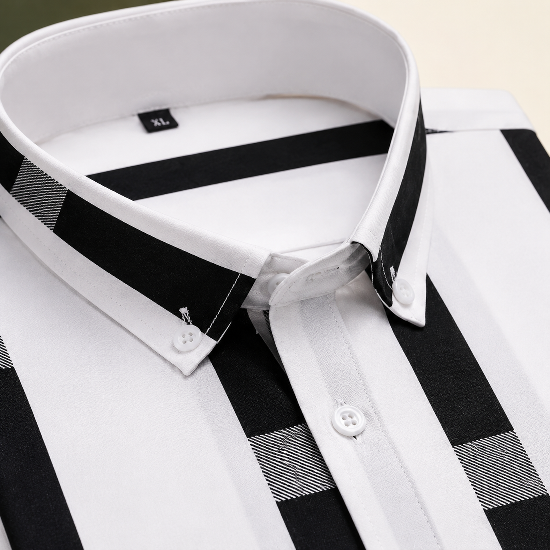 Dorian Striped Shirt - Lead Product Detail