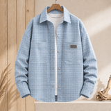 Sebastien Plaid Overshirt - Blue