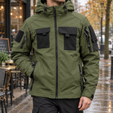 Macaire-Lane Hooded Utility Jacket - Army Green