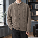 Octave-Flynn Cable Cardigan - Brown
