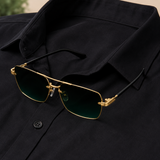 Claude Rimless Sunglasses - Lead Product Detail