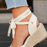 Gori Wedge Sandals - Lead Product Detail