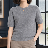Sadie Crew Neck Sweater - Gray