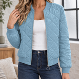 Ingrid-Hope Quilted Jacket - Light Blue