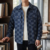 Magnus Patchwork Jacket - Blue