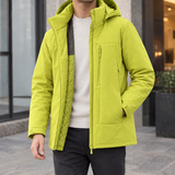 Reece Hooded Jacket - Lime Green