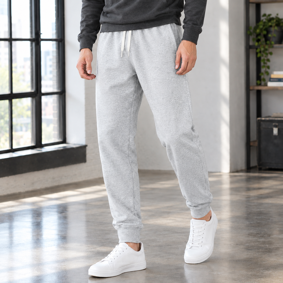 Neil Tapered Joggers - Gray