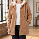Calla-Louise Hooded Jacket - Brown