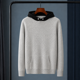 Leonie-Faye Merino Wool Sweater - Gray/black