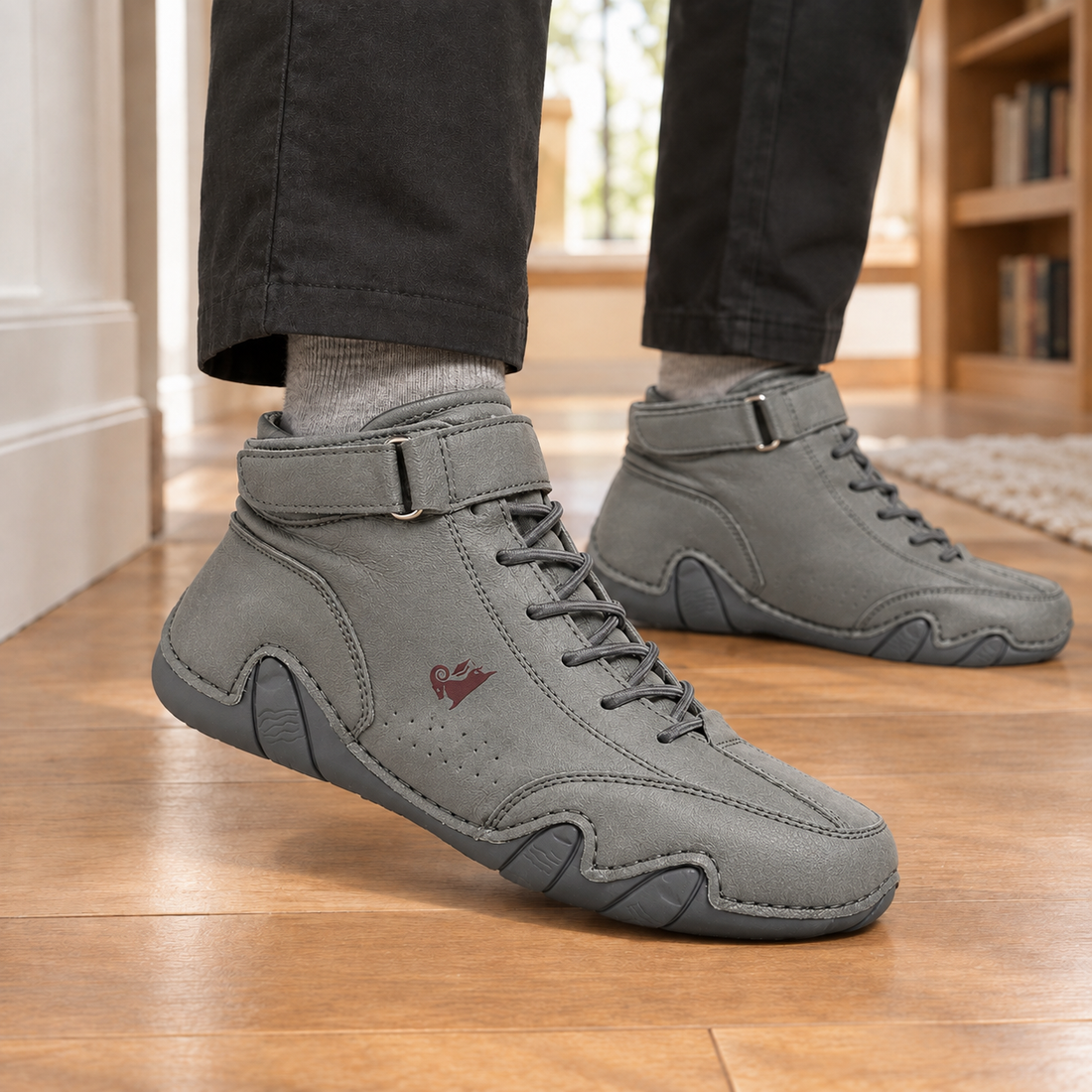 Barolo High Top Shoes - Gray