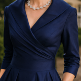 Tatiana Wrap Midi Dress - Lead Product Detail