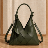 Piras Woven Shoulder Bag - Forest Green