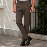 Oscar Slim Fit Pants - Brown