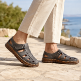 Messina Fisherman Sandals - Gray