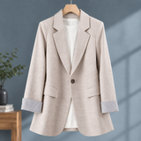 Sadie-Hope Fitted Blazer - Apricot