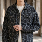 Sullivan Paisley Denim Jacket - Lead Product Detail