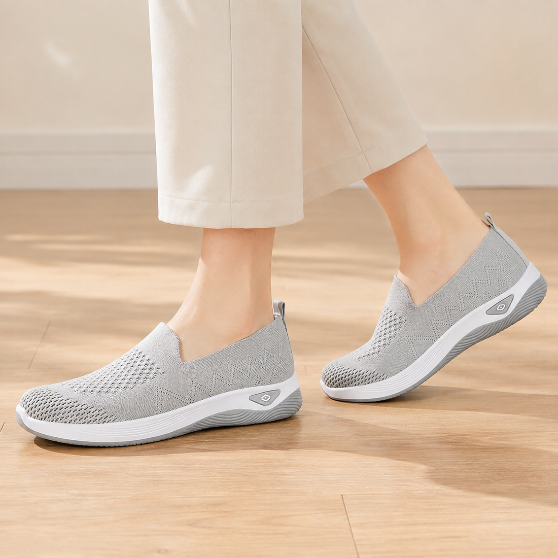 Delano Slip-On Sneakers - Sterling Gray