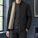 Stephen Stand Collar Jacket - Black