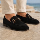 Cavalli Suede Loafers - Black