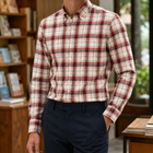 Red Cream Plaid