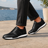 Vittorio Leather Sneakers - Black