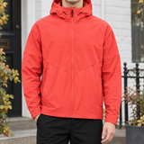 Kasimir Paneled Jacket - Orange Red