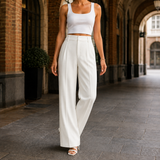 Rosalie-Faye Wide Leg Pants - White