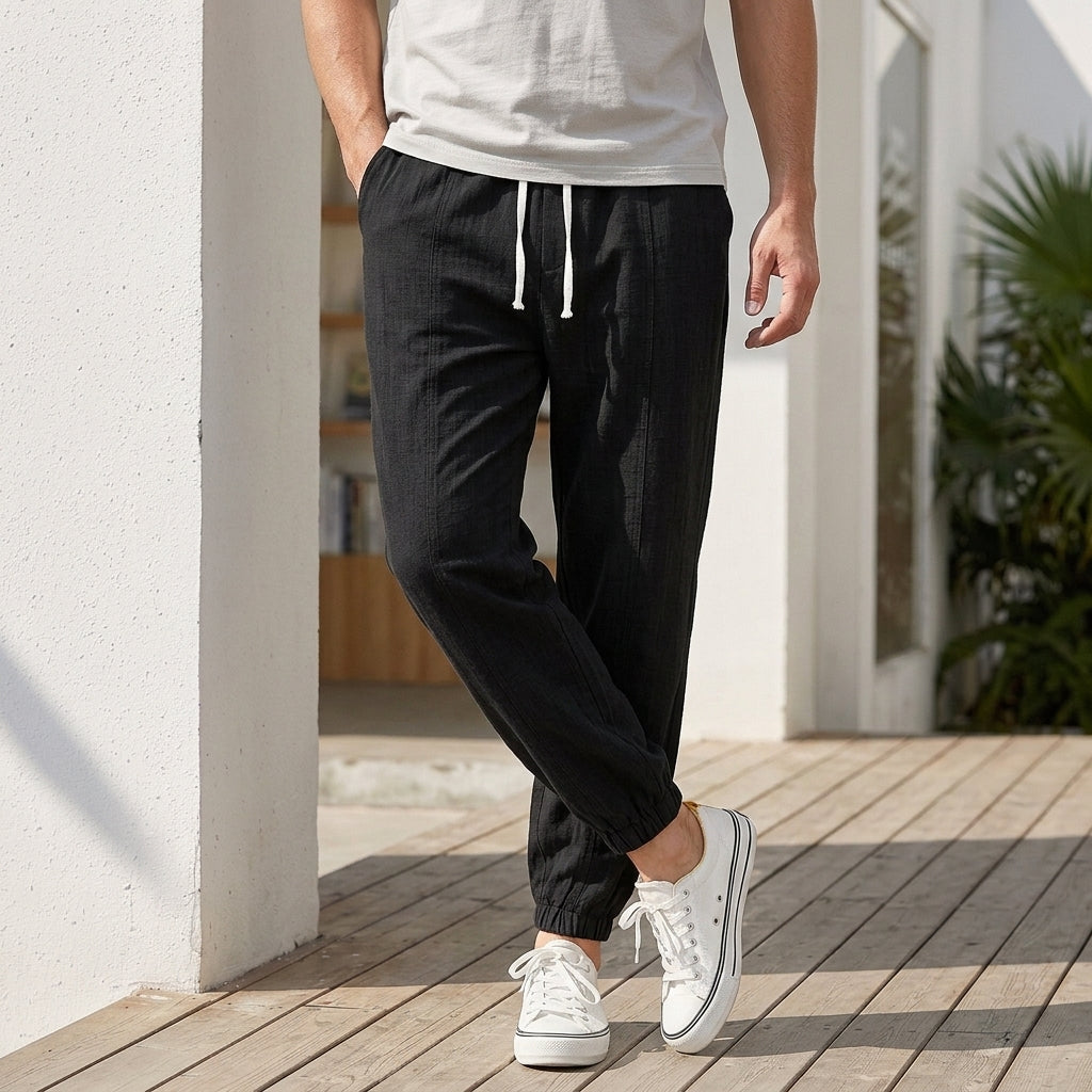 Wyatt Relaxed Joggers - Black