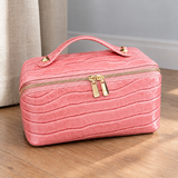 Fermo Croc Cosmetic Bag - Pink