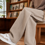 Logan Wide-Leg Pants - Taupe