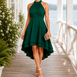 Nora-Mae High Low Dress - Green