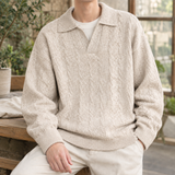 Matthew Cable Sweater - Beige