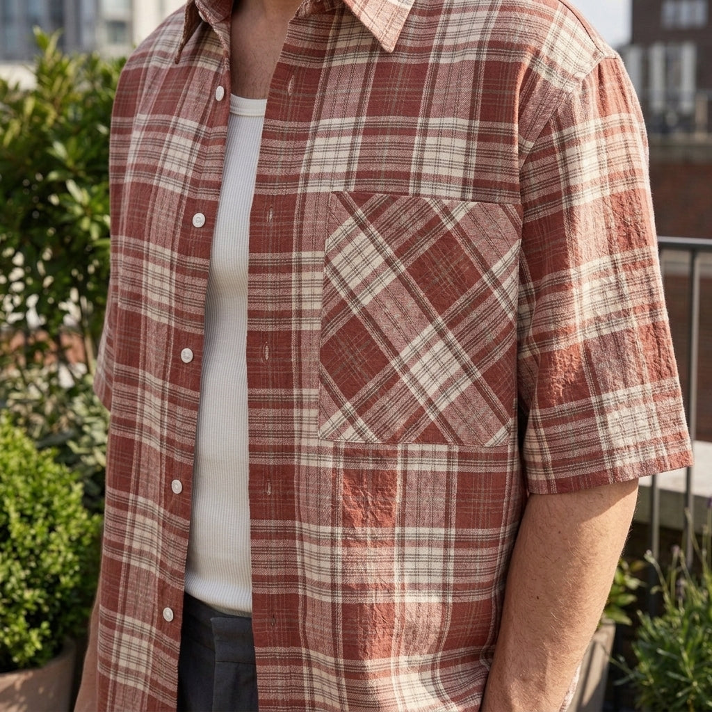 Blake Plaid Shirt - Lead Product Detail