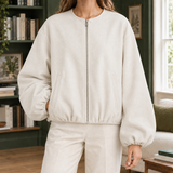 Erin-Eve Balloon Sleeve Jacket - Off White