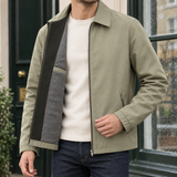 Jonathan Zip Jacket - Khaki