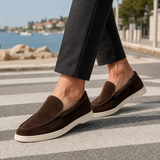 Vinci Suede Loafers - Brown